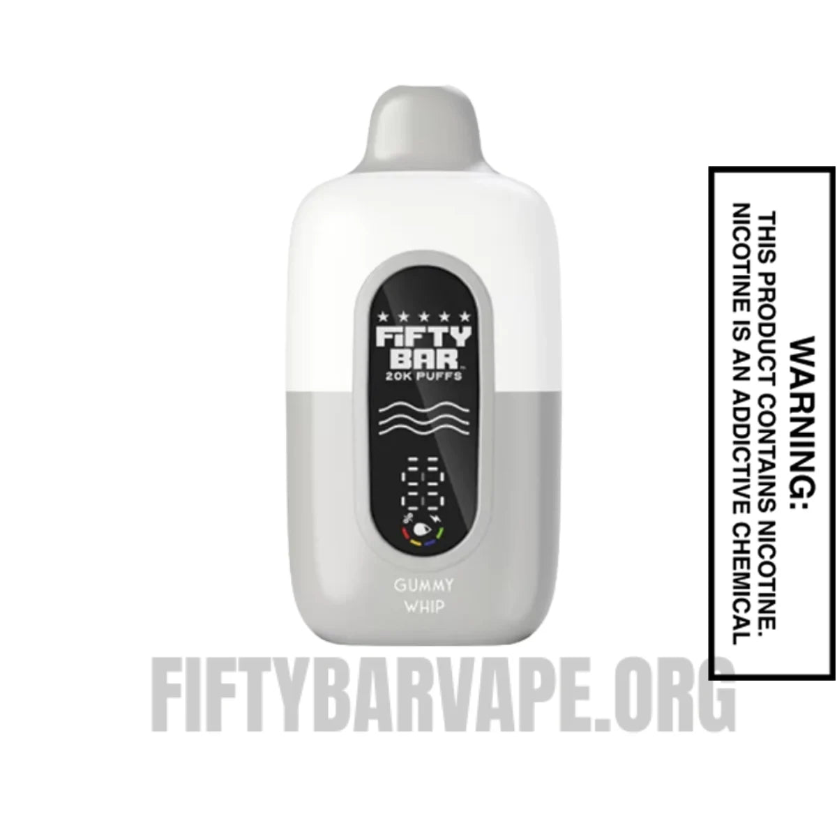 Gummy Whip Fifty Bar 20K Disposable Vape Gummy Whip Fifty Bar 20K Disposable Vape