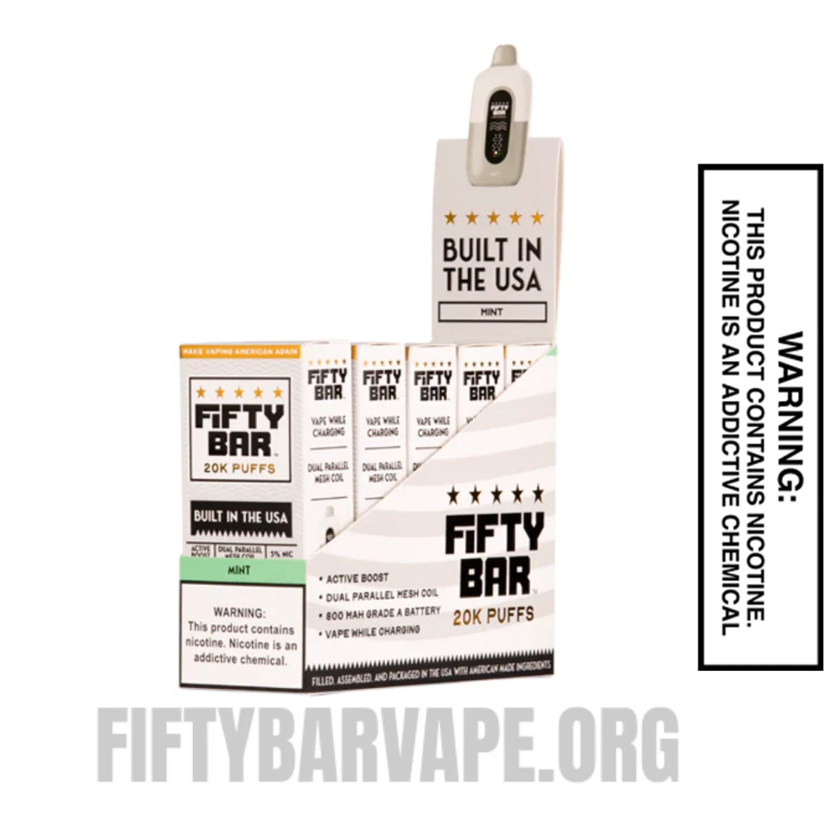 Mint Fifty Bar 20K Disposable Vape With Bundle Pack Mint Fifty Bar 20K Disposable Vape With Bundle Pack