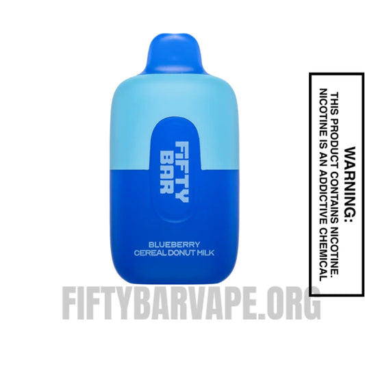 Blueberry Cereal Donut Milk Fifty Bar 20K Disposable Vape