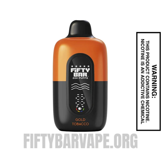 Gold Tobacco Fifty Bar 20K Disposable Vape