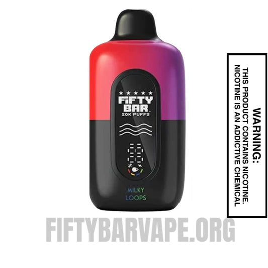 Milky Loops Fifty Bar 20K Disposable Vape
