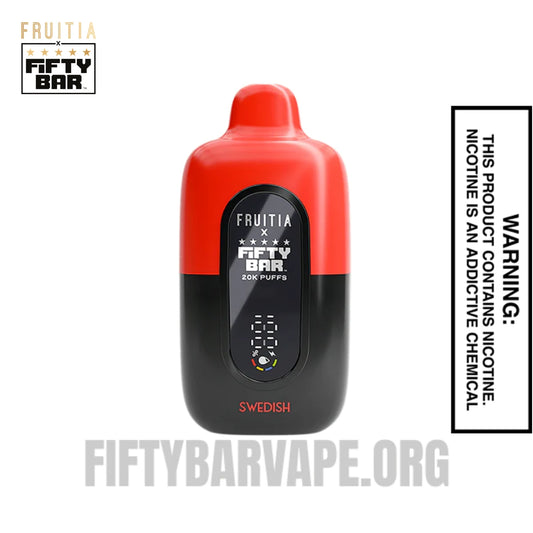 Swedish Fruitia X Fifty Bar 20K Vape