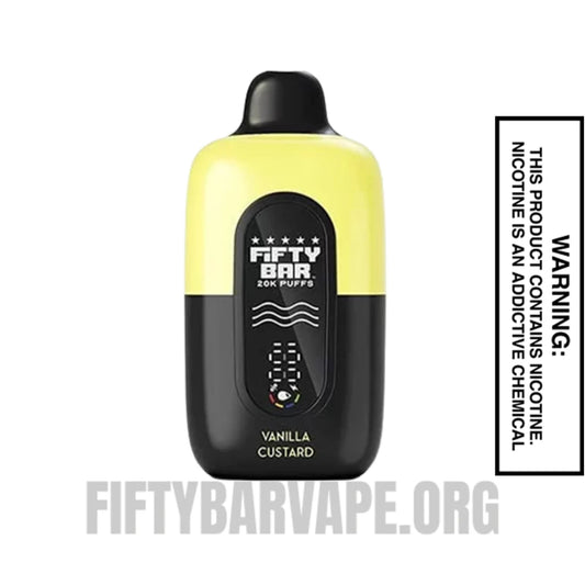Vanilla Custard Fifty Bar 20K Disposable Vape